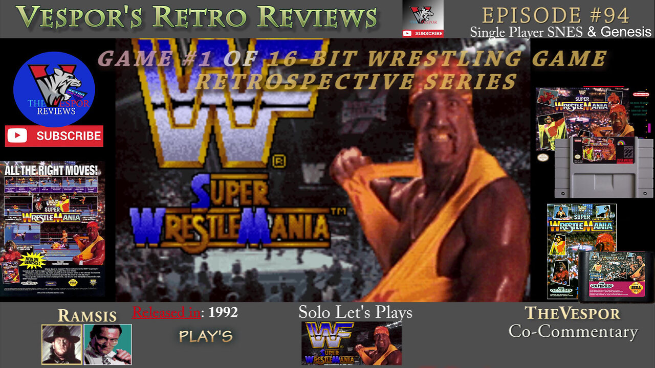 WWF Super Wrestlemania (SNES & GEN) | 16-Bit Wrestling Game Retrospective #1 | 🤼🎮