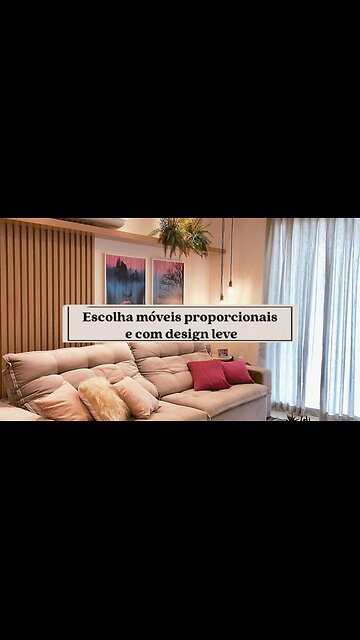 Como Escolher Móveis que Valorizam sua Sala Pequena #shorts #sala #sofa