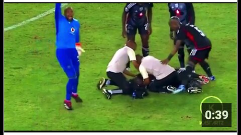 "Orlando Pirates Midfielder Makhehlene Makhaula Stretchered Off Field Following Collapse"