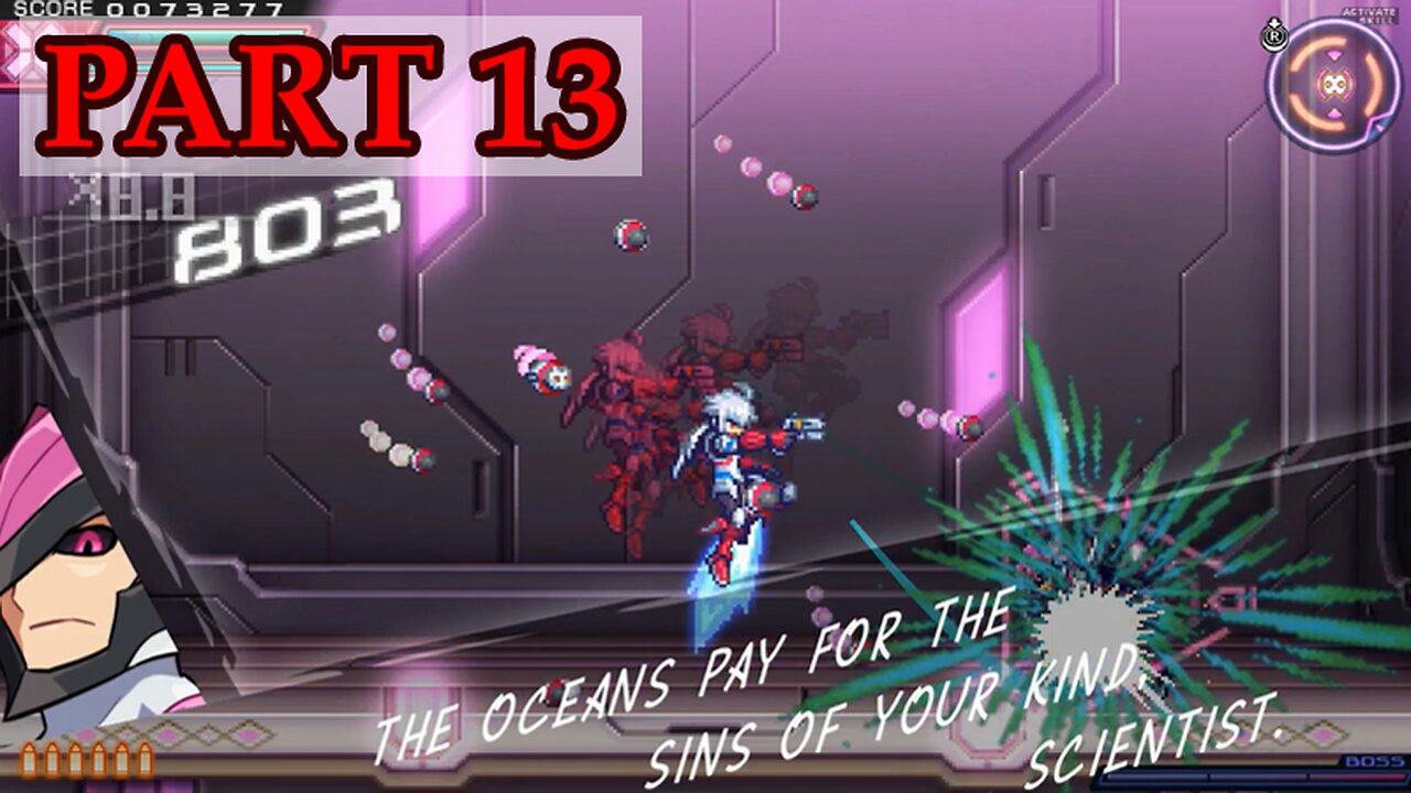 Let's Play - Azure Striker Gunvolt 2 (Trilogy Enhanced version) part 13