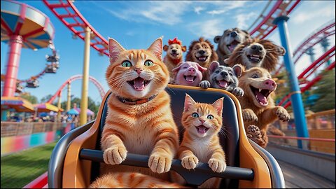 Ai animation cat video