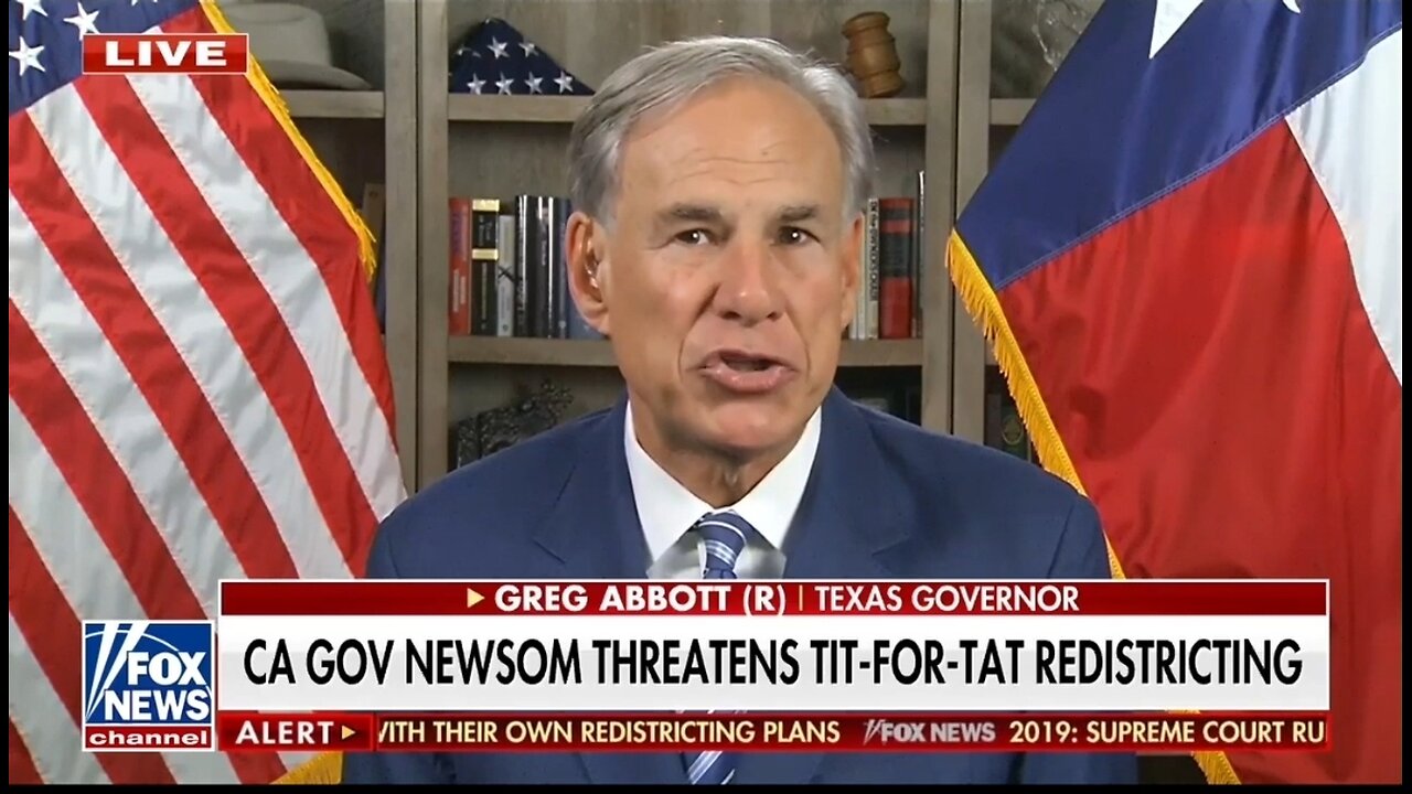 Gov Abbott: NY and CA Are So Gerrymandered, They Don’t Have More Seats to Pick Up
