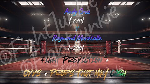 Pressure Makes Diamonds Predictions! Odds + Props + Picks! Andy Cruz V Raymond Muratalla!
