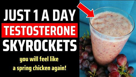 Just 1 Cup… Your Testosterone Will Skyrocket (Natural Recipe)! JN39