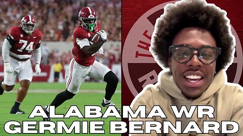 Alabama WR Germie Bernard Joins TNR | Talks Bounce-Back Win, Ty Simpson, Wisconsin Preview & More!