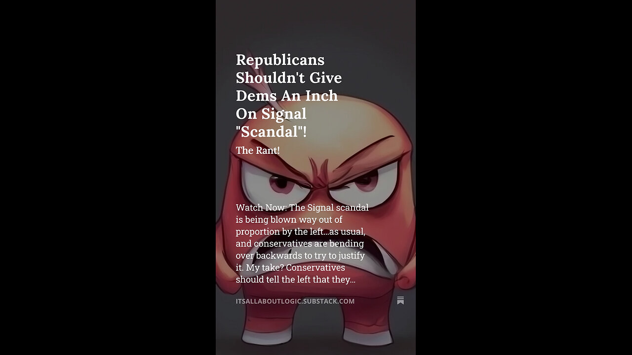 Republicans Shouldn't Give Dems An Inch On Signal "Scandal"!