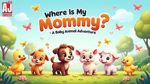 Where Is My Mommy? 🐾 | A Baby Animal Adventure 😊