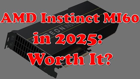 Is the AMD Instinct MI60 Still Worth It in 2025? Blender & AI Tested!