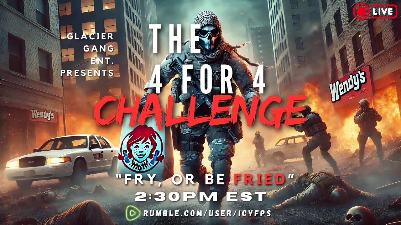 The 4 for 4 challenge | One Man, One mission.. |