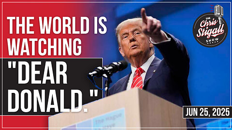 The World Is Watching "Dear Donald."