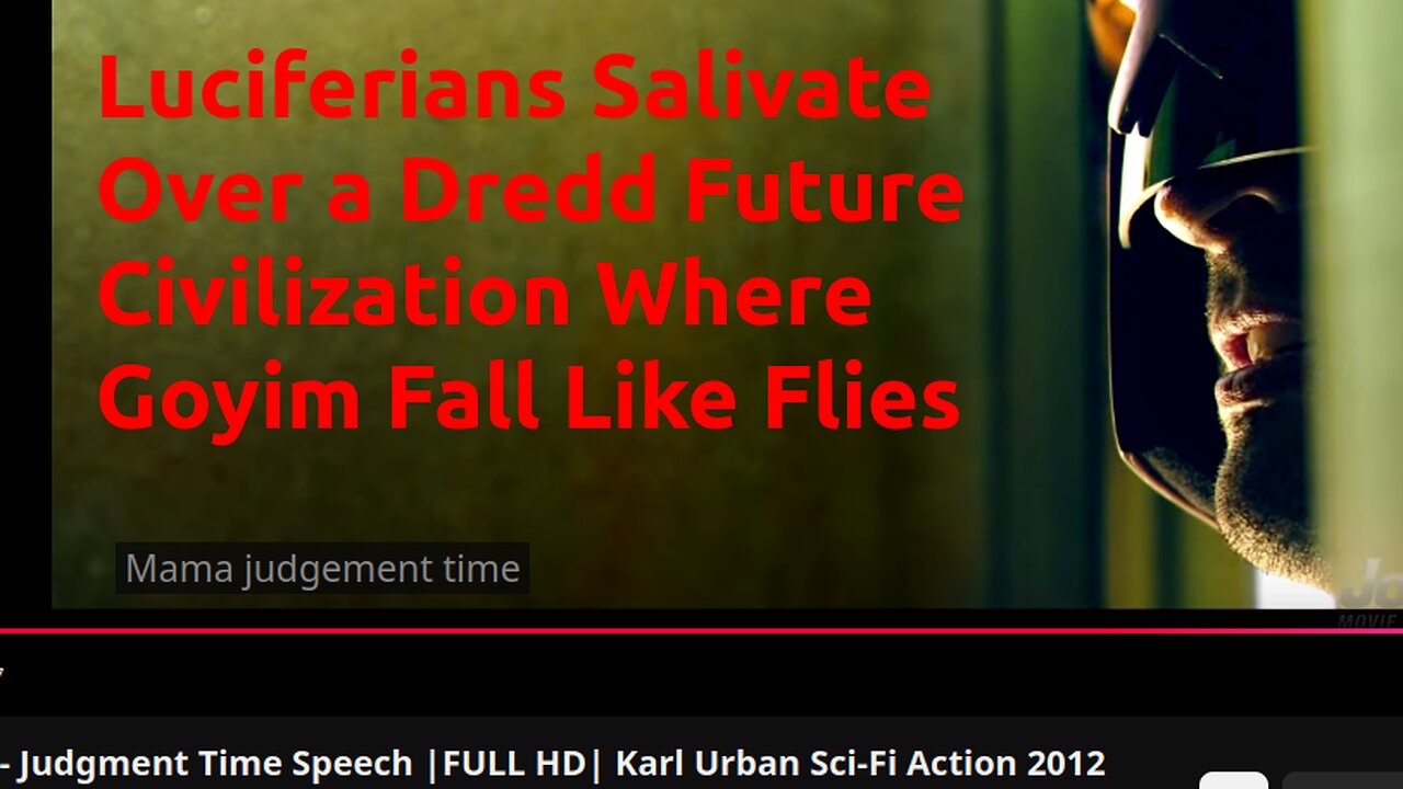 DREDD: Judgement-Time Speech with Karl Urban