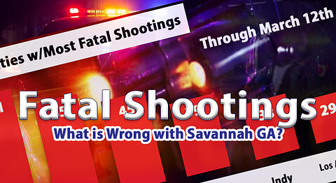 Savannah GA-3 Killed in 2 Days-This Weeks Fatal Shootings Report