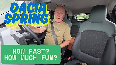 Dacia Spring HOW FAST is it? Can you have a spirited drive in the Spring. Let's go for a spin