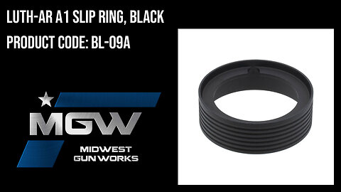 LUTH-AR A1 Slip Ring, Black - BL-09A