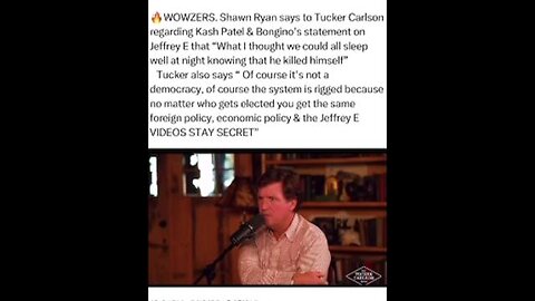 No matter who gets elected the EPSTEIN videos shall remain SECRET