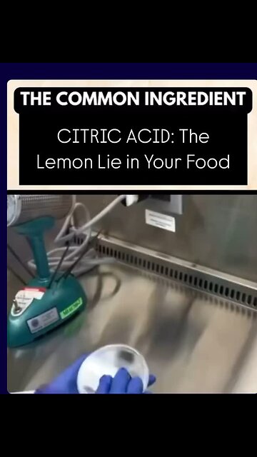 Citric Acid is so bad for you