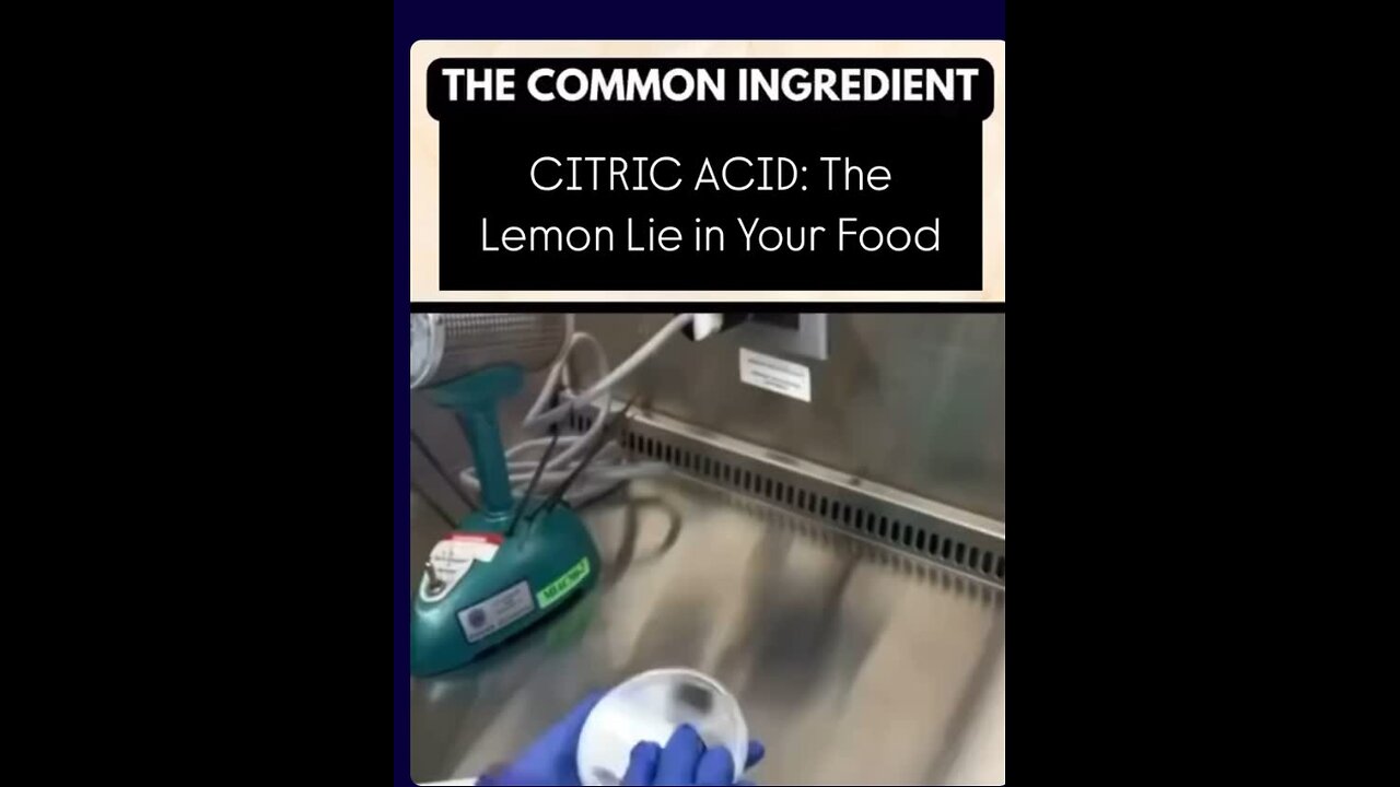 Citric Acid is so bad for you