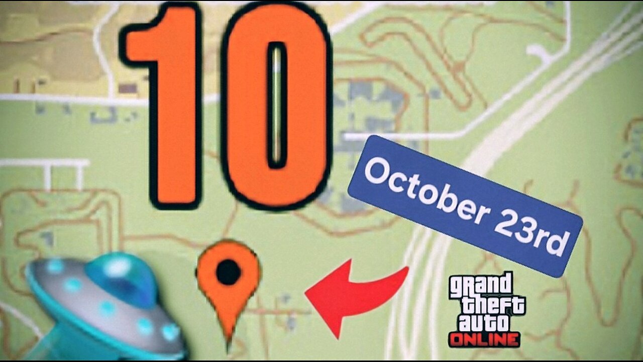 GTA Online: UFO Location October 23, 2025 (Day #10)
