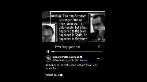 President Nixon got impeached for j-pilling