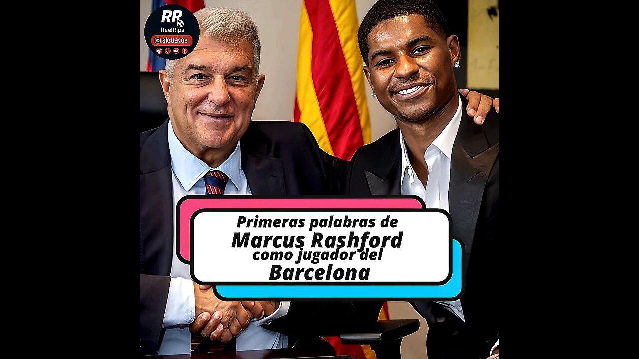 😍⚽ MARCUS RASHFORD SE UNE AL BARCELONA: "ME SIENTO COMO EN CASA"