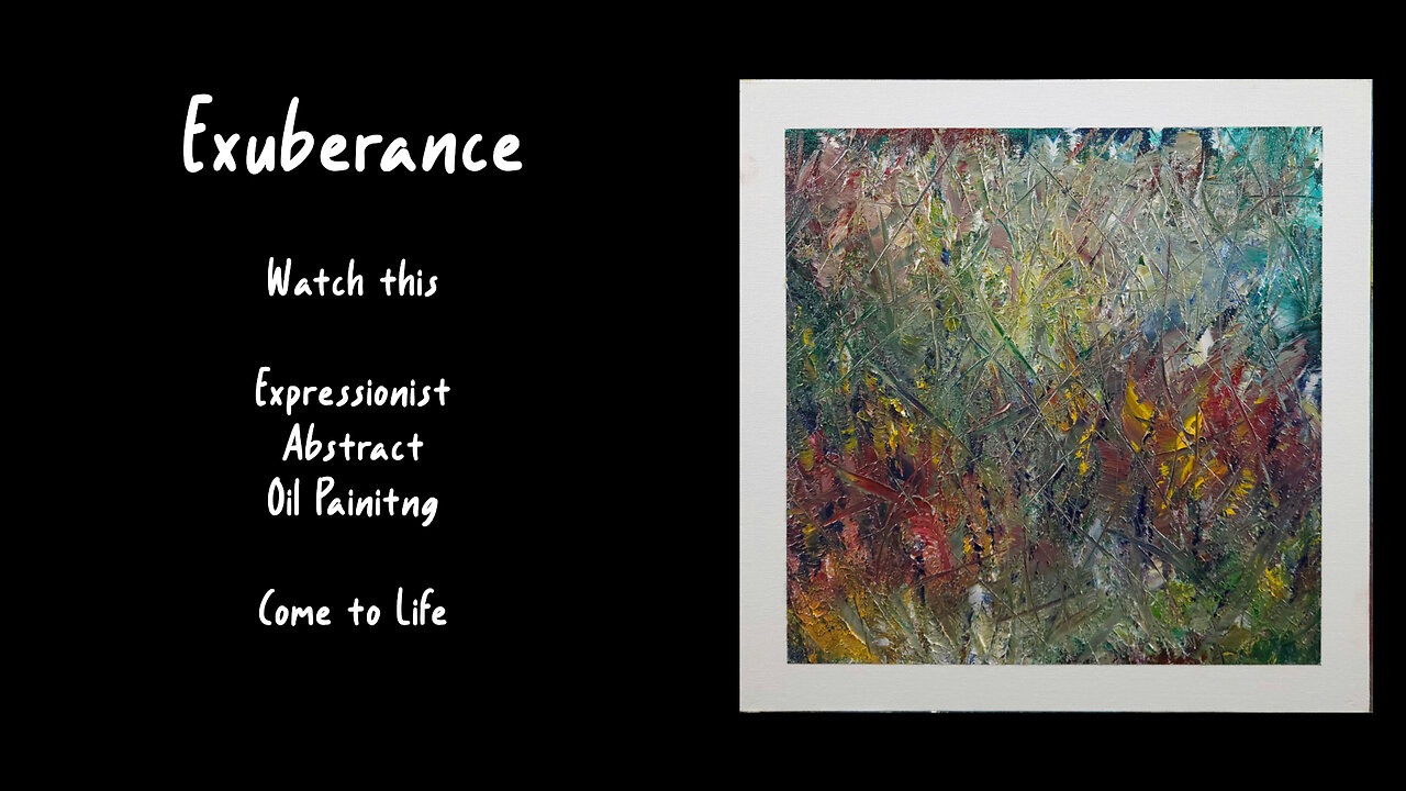 Watch This 12x12 Abstract Come Alive with Just 1 Brush & Knife!