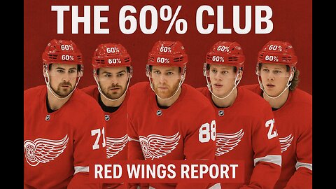 5 Detroit Redwings scored 60% of the goals last year