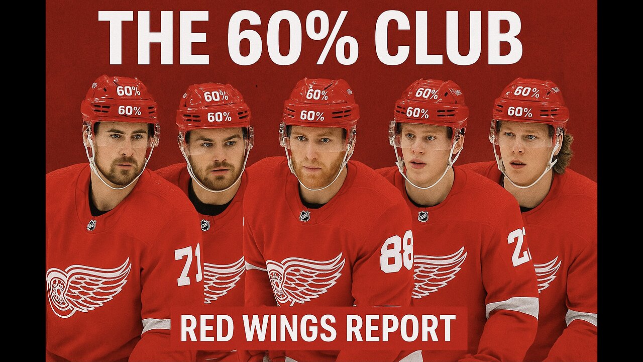 5 Detroit Redwings scored 60% of the goals last year