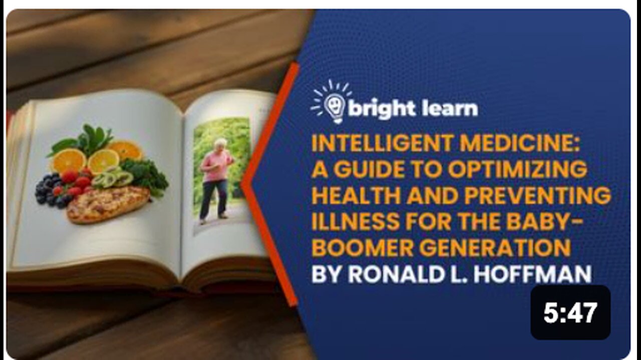 BrightLearn - Intelligent Medicine: A Guide to Optimizing Health and Preventing Illness for the Baby-Boomer Generation by Ronald L. Hoffman