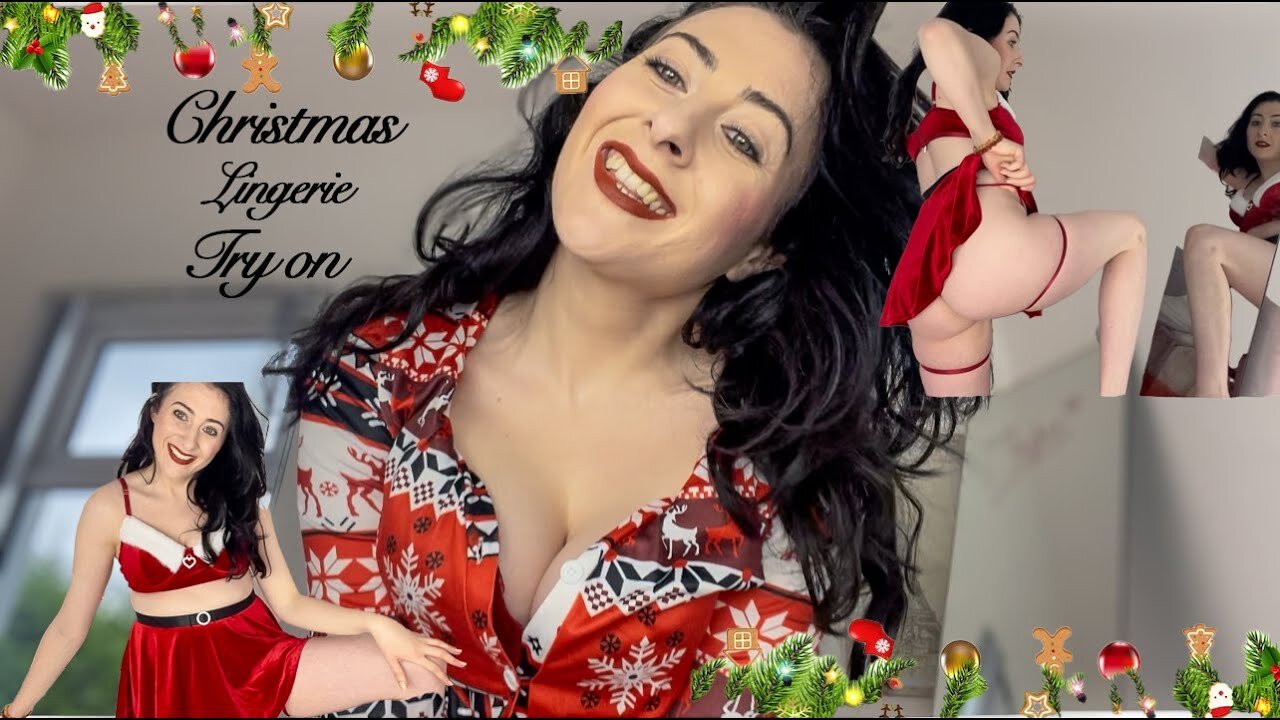 Christmas Lingerie Try On!