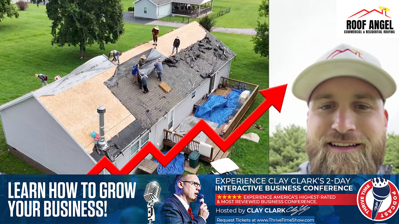 Roofing Industry | “We Started Coaching With Clay 120 Days Ago. From Now to Then, It’s Insane! 1,000% Increase! We Went from 2 Calls to 20 Leads Per Week.” - Jake Gibson (Founder of RoofAngel.com)