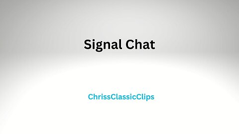 Signal Chat