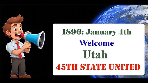 Today in History: U.S Welcomes the Mormons!