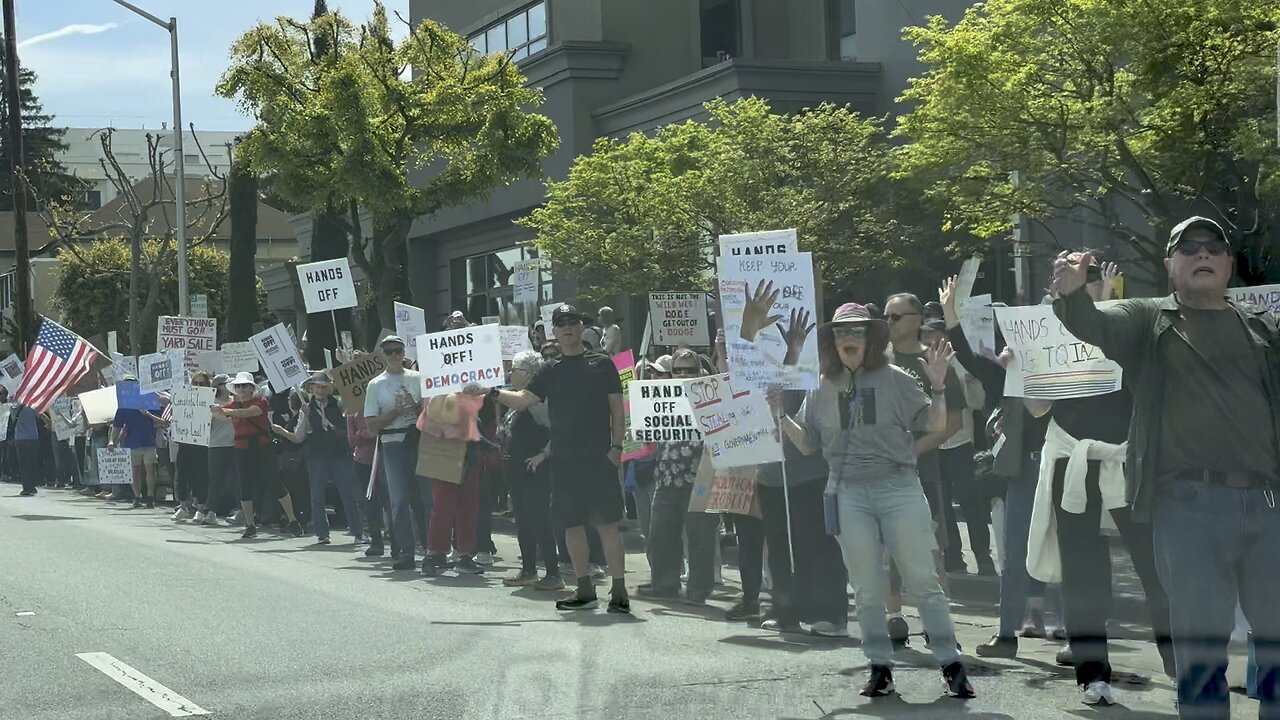 Just Another Day on El Camino Real | No Kings Protest on The King's Highway?