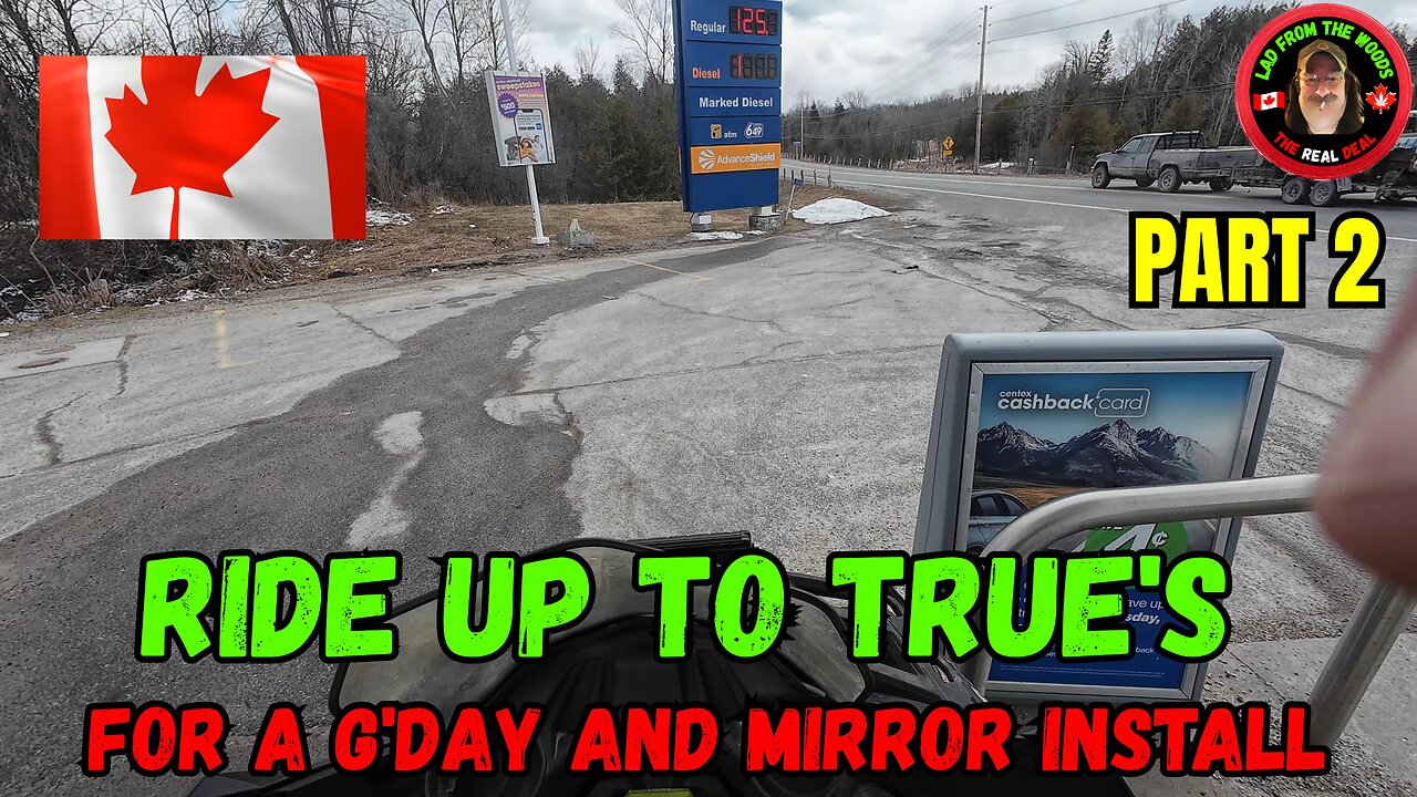 Ride Up To True's For a G'day And Mirror Install Part 2