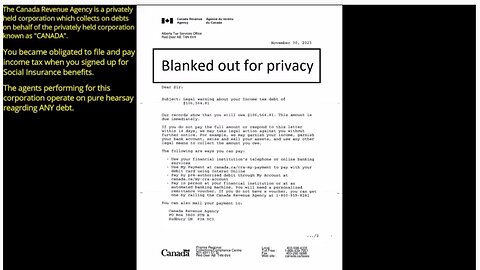 Canada is a criminal corporation