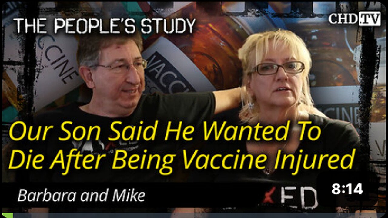 Our Son Said He Wanted To Die After Being Vaccine Injured