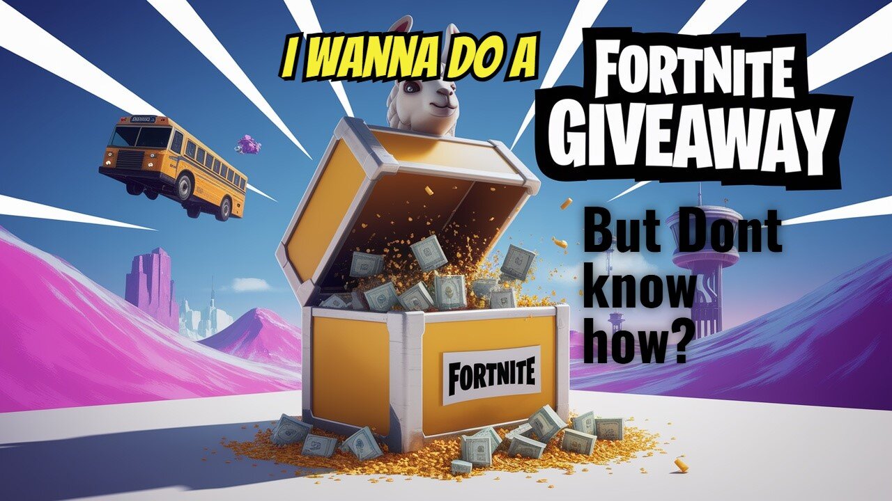 I wana Do a Fortnite Giveaway But don't know How