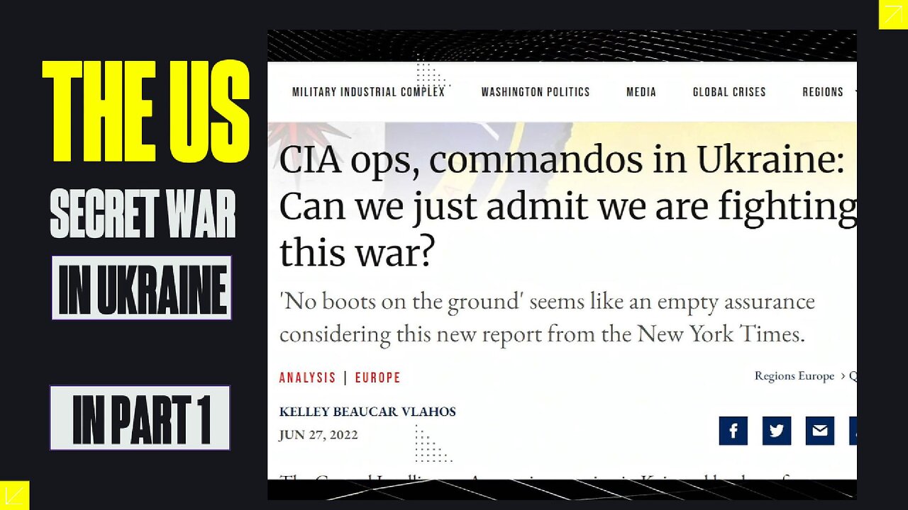 US SECRET WAR IN UKRAINE PART 1 ENG
