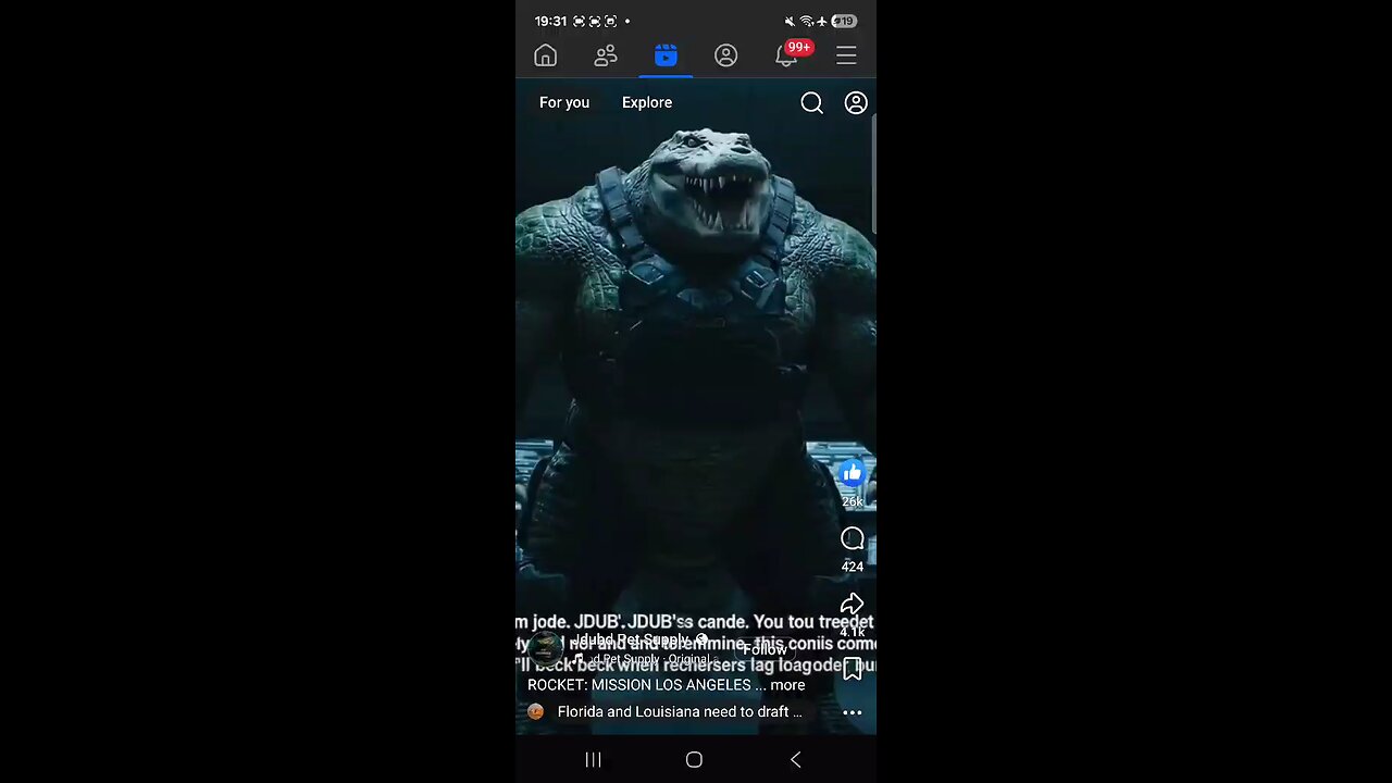 Ai video : ICE alligators