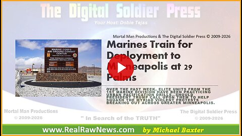 Marines Train for Insurrection Act Deployment to MN at 29 Palms.......