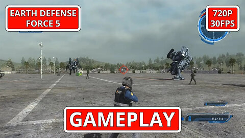 Earth Defense Force 5: Gameplay - (PC HD) [720p30FPS]