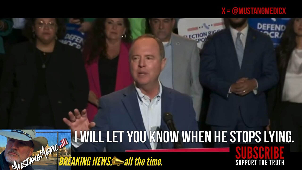 BREAKING NEWS:📣 Adam Schiff is speaking. I’ll let you know when he stops lying.