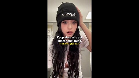 kpop idols who did "hmm hmm" trend