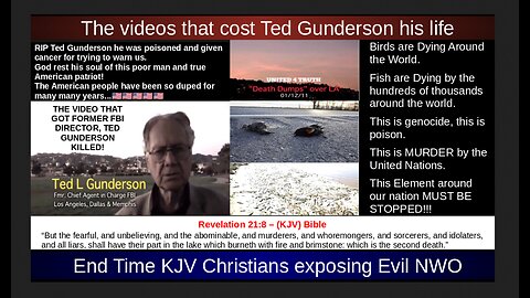 The videos that cost Ted Gunderson his life