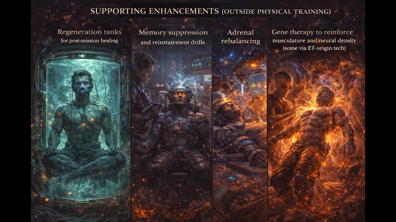 Kythera, Supporting Enhancements for SSP Operatives (Beyond Physical Training)?