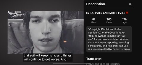 RE: EVILS, EVILS, And MORE EVILS