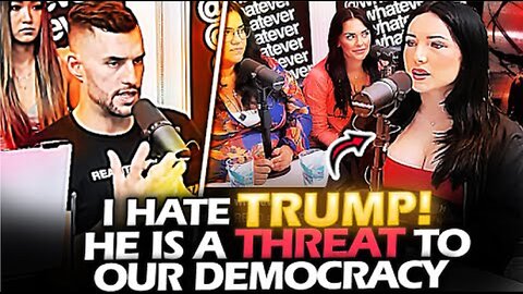 BRAINWASHED Kamala chick claims TRUMP is a R*PIST and gets DESTROYED by Guest