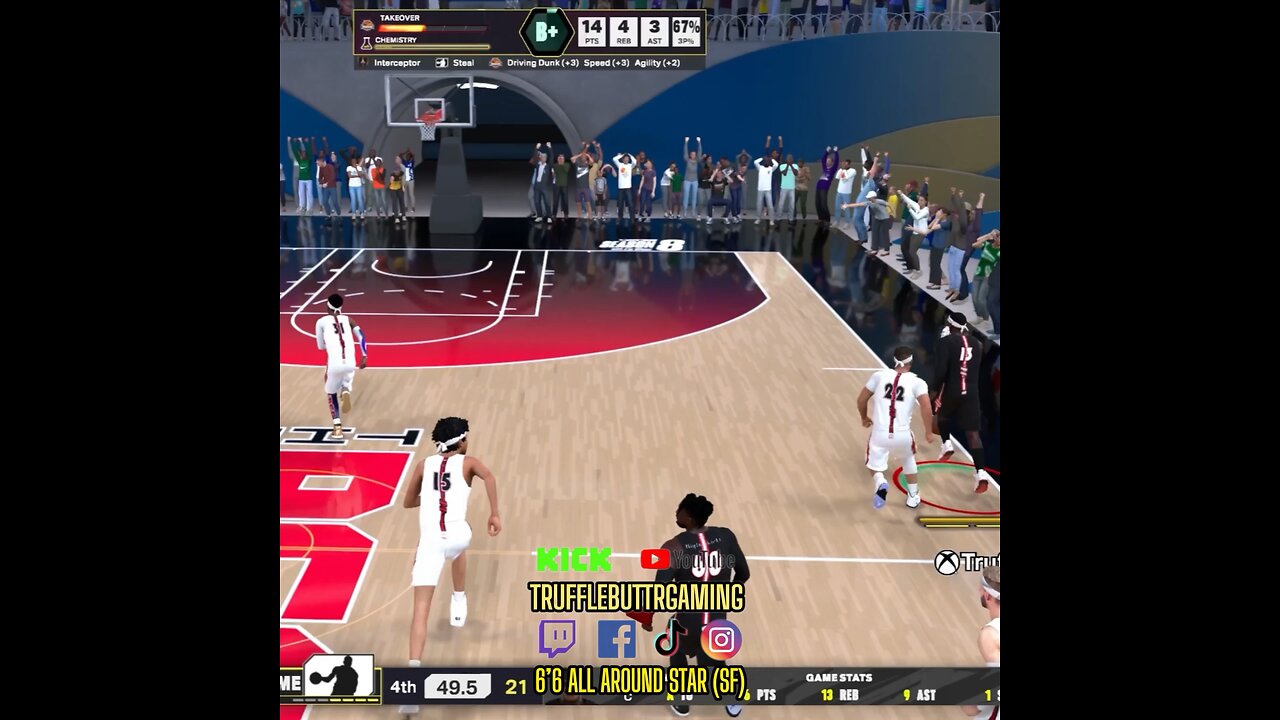 IN DUNKING WE TRUST #dunk #2k25 #contactdunk #basketball #gaming