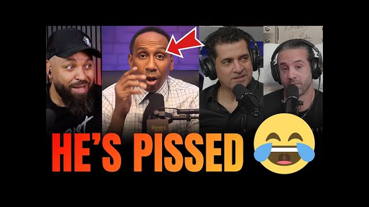 Stephen A. Smith LOSES IT After PBD Podcast Calls Him Out as Flip Flopper 🤣