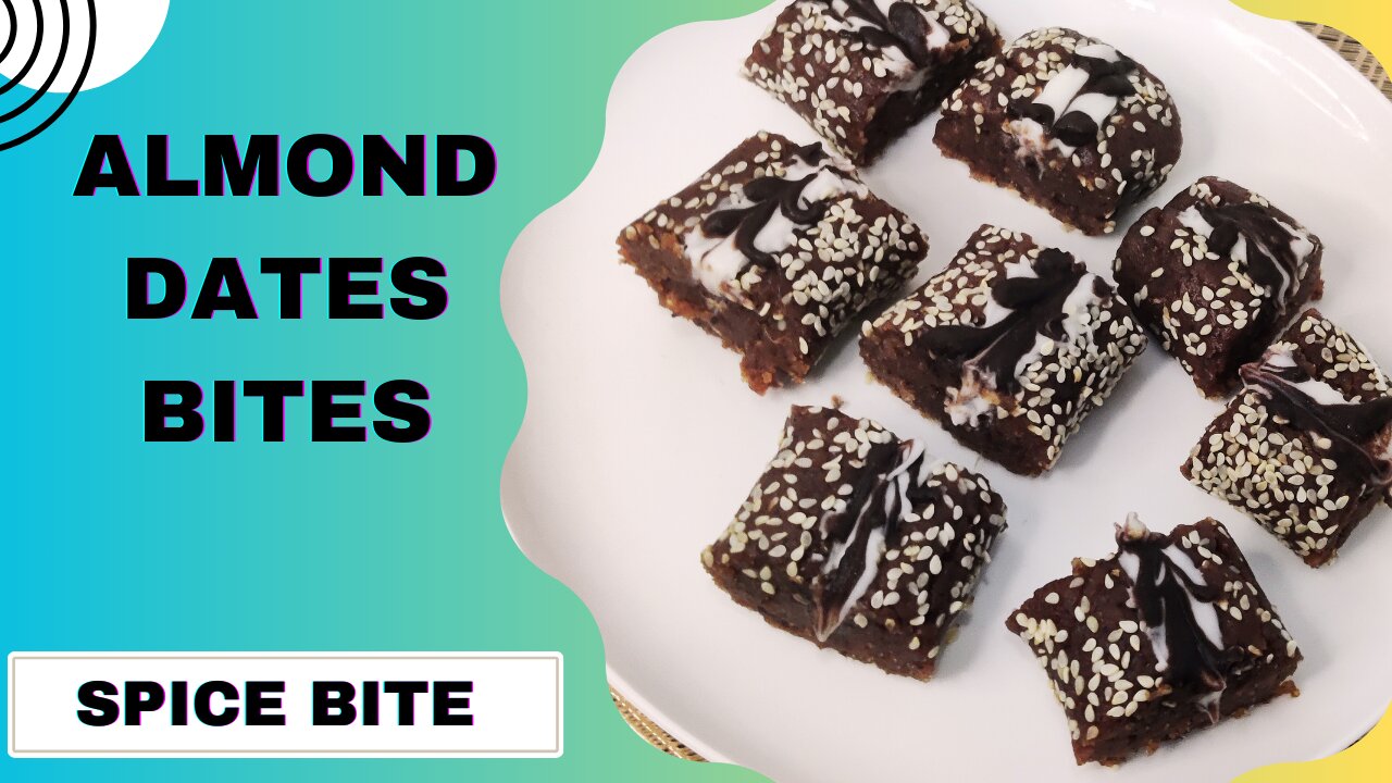 Almonds Dates Bites Recipe | Ramadan Special Recipe By Spice Bite